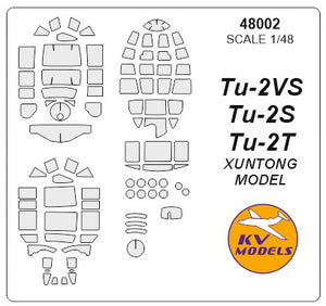 KV48002 KV Model 1/48 Tupolev Tu-2 (XUNTONG MODEL XMB48001, XMB48002, XMB48003 kits) [Tu-2S, Tu-2T, Tu-2VS]