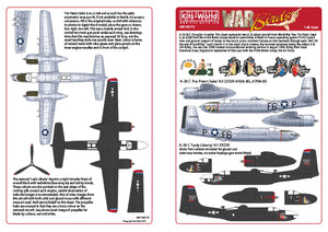 KW148173 Kits-World 1/48 Douglas A-26C 'For Pete's Sake' 43-22330  'Lady Liberty' 41-39230.