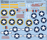 KW172194 Kits-World 1/72 North-American B-25C Mitchell 1:72 Scale B-25C Mitchell “SeaSweep" 310th BG, 428th BS 1:72 Scale B-25C Mitchell “The Strawberry Roan" 12th BG, 434th BS