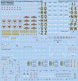 KW172216 Kits-World 1/72 This sheet includes markings to complete any four of the fifteen McDonnell F-4J Phantoms purchased by the RAF as stand-ins for the still in development Fighter Variant of the Panavia Tornado F.2/F.3.