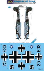 LFMC48189 LF Models 1/48 Heinkel He-111P Pre-war