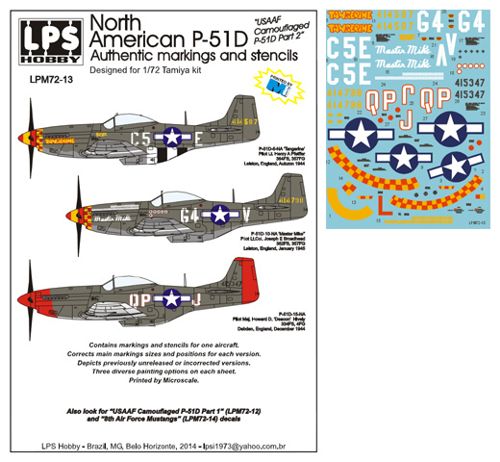 LPM7213 LPS 1/72 North-American P-51D 