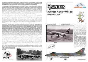 MHN72019 Matterhorn Circle 1/72 Hawker Hunter Mk.58 early [F.6]