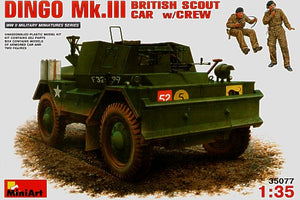 MT35077 Mini Art 1/35 Daimler Dingo Mk.III British Scout Car with crew