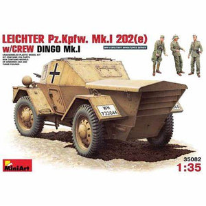 MT35082 Mini Art 1/35 Leichter Pz.Kpfw.Mk.I 202(e) with crew Dingo mk.I