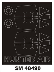 MX48490 Montex 1/48 Hawker Hunter F.6 (outside, inside) (Airfix kits)