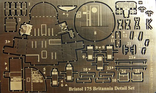 NHA144-021 NH Detail 1/144 Bristol Britannia 175 Series 300 detail set (Roden ROD312 kits)