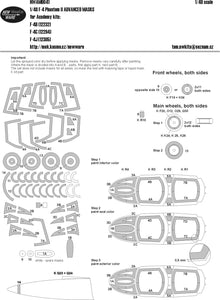 NWAM041 New Ware 1/48 Mask for McDonnell F-4 Phantom II ADVANCED (designed to be used with Academy kits)