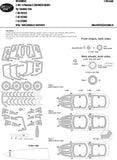 NWAM041 New Ware 1/48 Mask for McDonnell F-4 Phantom II ADVANCED (designed to be used with Academy kits)