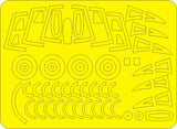 NWAM041 New Ware 1/48 Mask for McDonnell F-4 Phantom II ADVANCED (designed to be used with Academy kits)