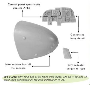 OBS72002 OBSCURECO 1/72 A-6B Mod 1 Iron Hand Intruder (Fujimi)