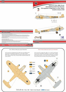 Owl OWLDA48015 1/48 Dornier Do-215B-9 (E. Rommel) P4+AA