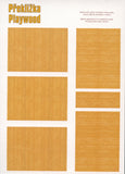 PEE49002 Pewitt 1/48 Plywood - Birch (Darker variant for older aircraft) (this decal must be varnished before it is used)
