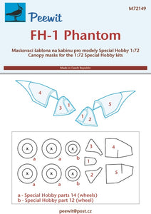 PEE72149 Peewit 1/72 McDonnell FH-1 Phantom (Special Hobby kits)