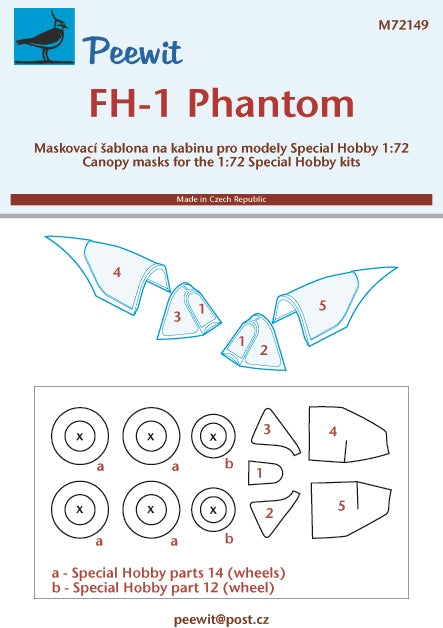 PEE72149 Peewit 1/72 McDonnell FH-1 Phantom (Special Hobby kits)