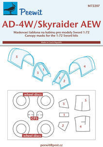 PEE72207 Peewit 1/72 Douglas AD-4W/AEW.1 Skyraider ( Sword kits)