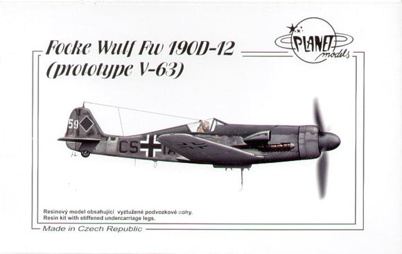 PLA13972 Planet Models 1/72 Focke-Wulf Fw-190D-12