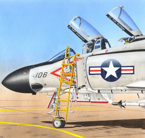 PMAL4050 Plus Model 1/48 Ladder for McDonnell F-4 Phantom [F-4B F-4B/N F-4B/J F-4C F-4C/D F-4D F-4E F-4EJ F-4E/F-4F F-4F F-4G F-4J F-4N F-4S FF-4N RF-4E]