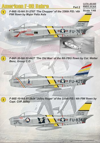 PSL48065 Print Scale 1/48 North-American F-86E Sabre Part 2.