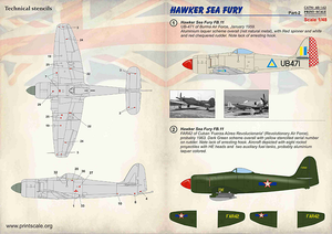 PSL48142 Print Scale 1/48 Hawker Sea Fury Part 2