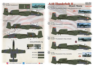 PSL48210 1/48 Fairchild A-10 Thunderbolt II Desert Storm. Part 1