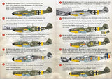 PSL72166 Print scale 1/72 Messerschmitt Bf-109G-2/Bf-109G-4 Early Aces