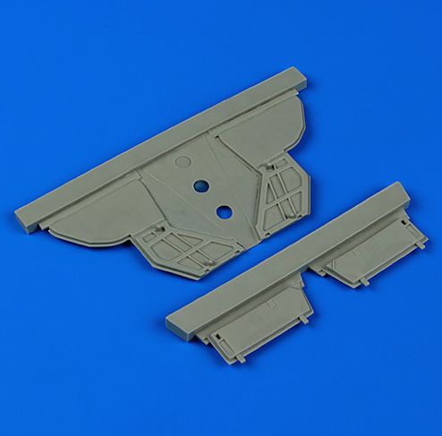QB48629 Quickboost 1/48 McDonnell F-101A/C Voodoo undercarriage covers (designed to be used with Kitty Hawk Model kits)