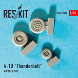 RS48-0002 ResKit 1/48 Republic A-10A/A-10B/A-10C "Thunderbolt" wheels set (designed to used with Hobby Boss, Italeri and Revell kits)