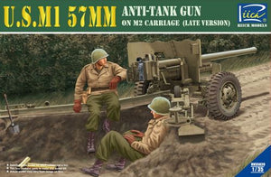 RV35020 Riich Models 1/35 U.S.M1 57mm Anti-tank Gun on M2 carriage (Late Version)