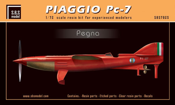 SBSK7025 SBS Model Piaggio PC-7 full resin kit