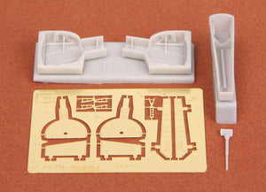 SBS72012 SBS Model 1/72 Bell P-39Q/N Airacobra wheel bays with etched parts (designed to be used with Academy kits) [P-39N P-39Q]