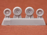 SBS72035 SBS Model 1/72 Folland Gnat T.1 wheel set (designed to be used with Airfix kits)