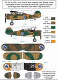 SBSD4808D SBS Model 1/48 Gloster Gladiator Finnish Air Force WWII decal sheet