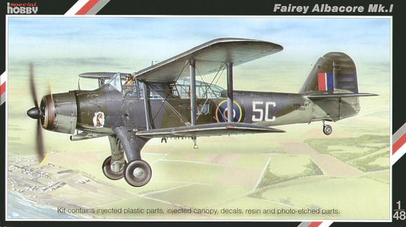 SH48045 Special Hobby 1/48 Fairey Albacore Mk.I (includes Resin & P.E)