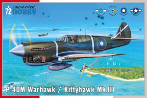 SH72382 Special Hobby 1/72 Curtiss P-40M Warhawk /Kittyhawk Mk.III