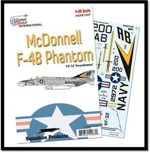 SS481269 Superscale 1/48 Mc Donnell F-4B Phantom "VF-32 Swordsmen"