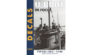 ST144211 Luftfahrtverlag START 1/144 Type VIIC U-Boat decals.