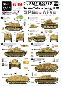 35858 Star Decals 1/35 SPGs and AFVs
