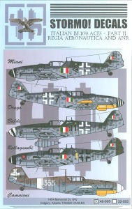 STRM-32002 Stormo Decals 1/32 Italian BF-109 Aces Part II