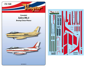 VTH72126 Vingtor 1/72 Canadair Sabre Mk.5 - Boeing Chase Planes