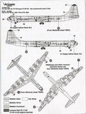 WB72032 Warbird Decals 1/72 Convair B-36 Peacemaker Part 3 Broken Arrow Ship 075, B-36J Pima AFB
