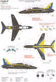 X32035 Xtradecal 1/32 BAe Hawk T.1A XX285 100 Sqn 90th Anniversary 2007 with Yellow and Blue trim.
