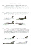 X48057 Xtradecal 1/48  Stencil Data, National Insignia/Roundels etc for BAe Harrier GR.5/GR.7; Panavia Tornado F.3; Panavia Tornado GR.4; Hawks in all camouflage schemes (RAF Roundels)[Mk.1a]