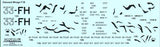 X48133 Xtradecal 1/48 Description:Dassault Mirage F.1B Worldwide operators