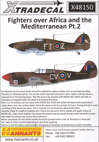 X48150 Xtradecal 1/48 Fighters over North Africa and the Mediterranean Pt.2 (6)