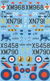 X48153 Xtradecal 1/48 BAC/EE Lightning T.4/T.5 (6) T.4
