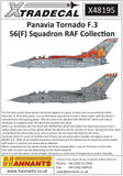 X48195 Xtradecal 1/48 panavaia tornado F.3 56 (F) squadron RAF Collection