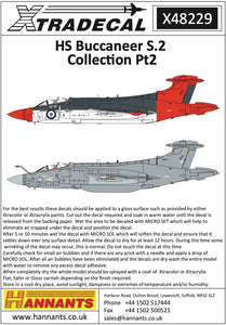 Xtradecal X48229 1/48 Blackburn Buccaneer S.2 Collection Pt.2 (12)