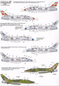 X72119 Xtradecal 1/72 l North-American F-100D Super Sabre/North-American F-100F Super Sabre Two Seat Part 2 (8)