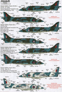 X72181 Xtradecal 1/72 BAe Harrier GR.1 (10)